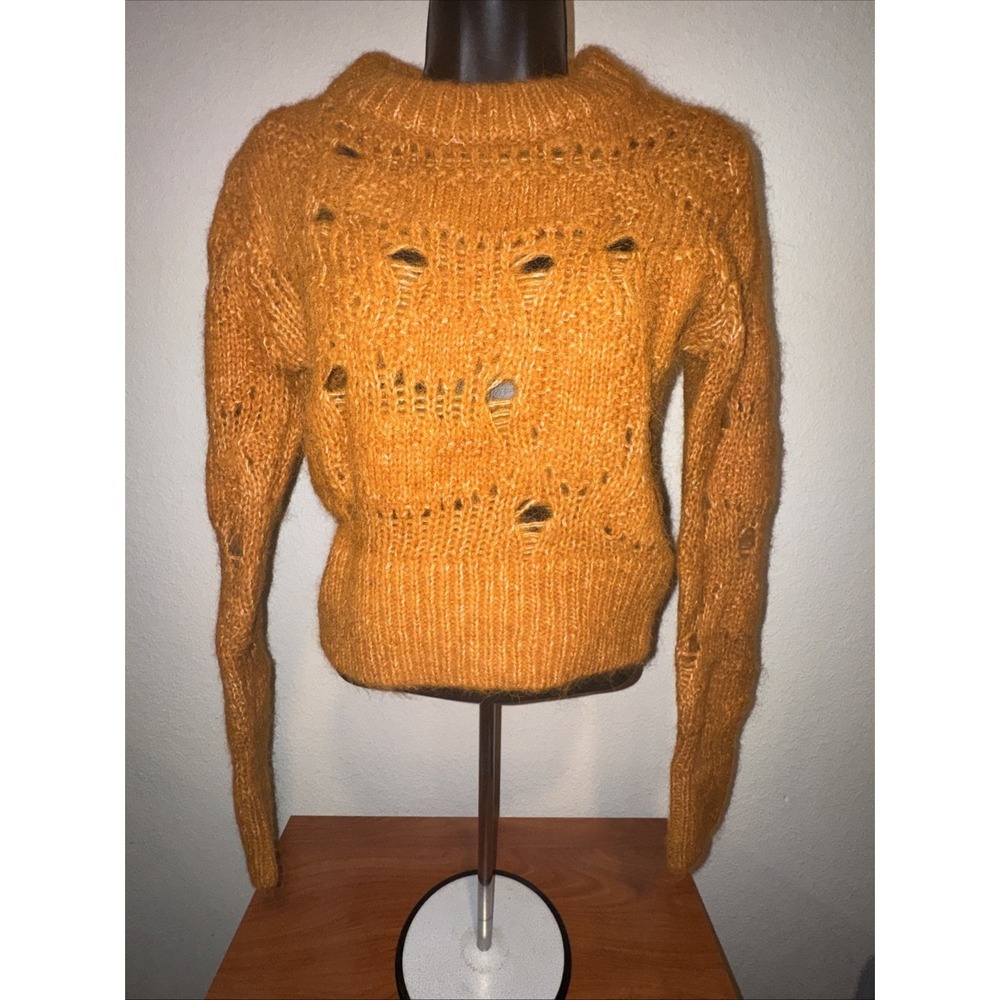 H&M‎ Sweater Women's Alpaca & Wool Size Small Y2K Whimsy Cottage Core Indie BOHO
